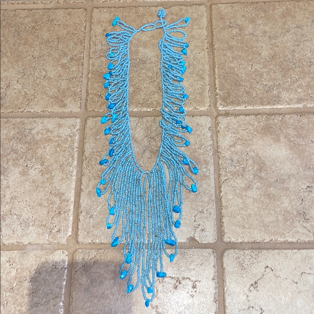 Turquoise Beaded Necklace